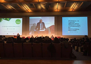 В 2015г. годовой форум на высшем уровне по зеленой экономике Италии сегодня в Римини устроит собрание